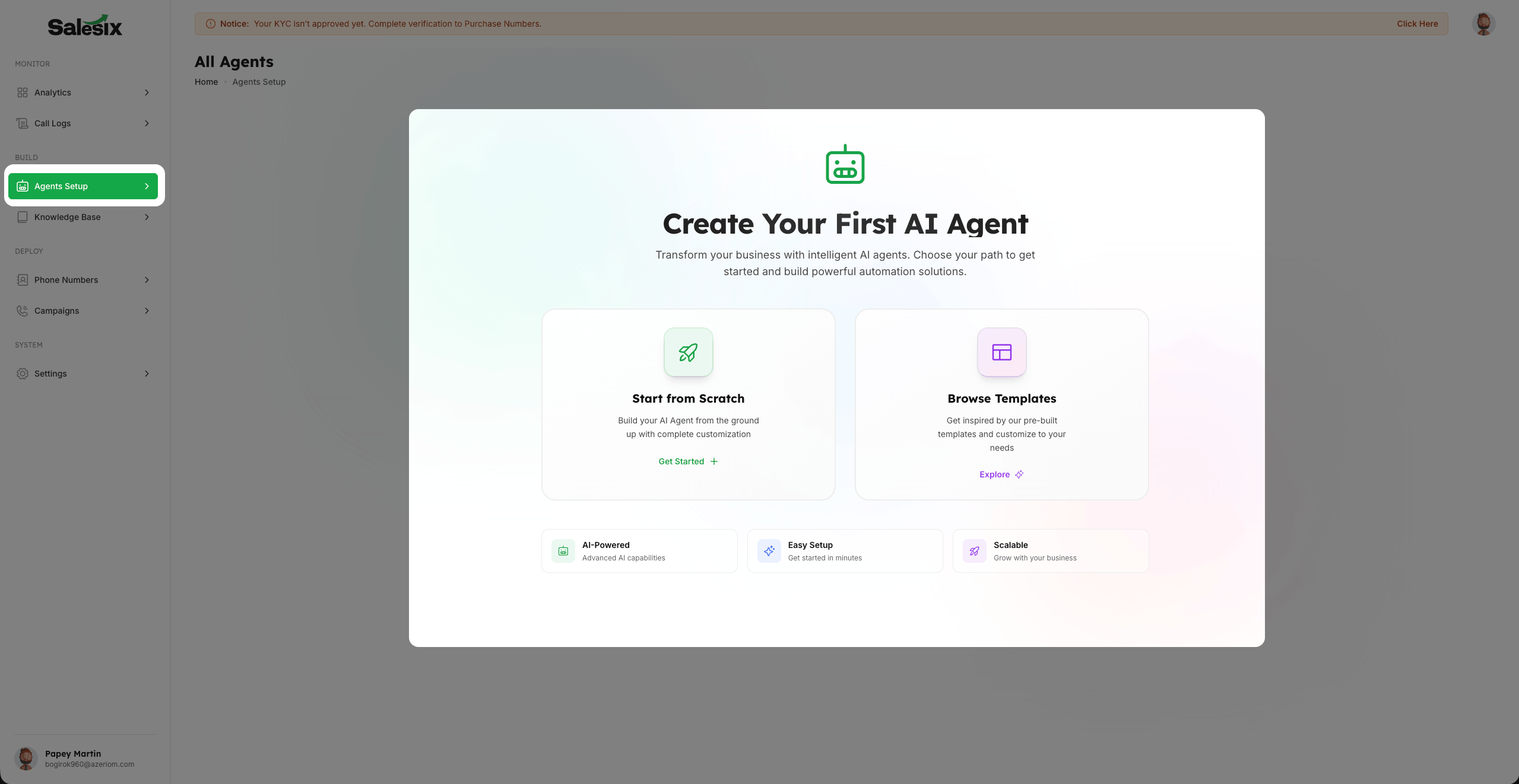 Agent Setup Overview